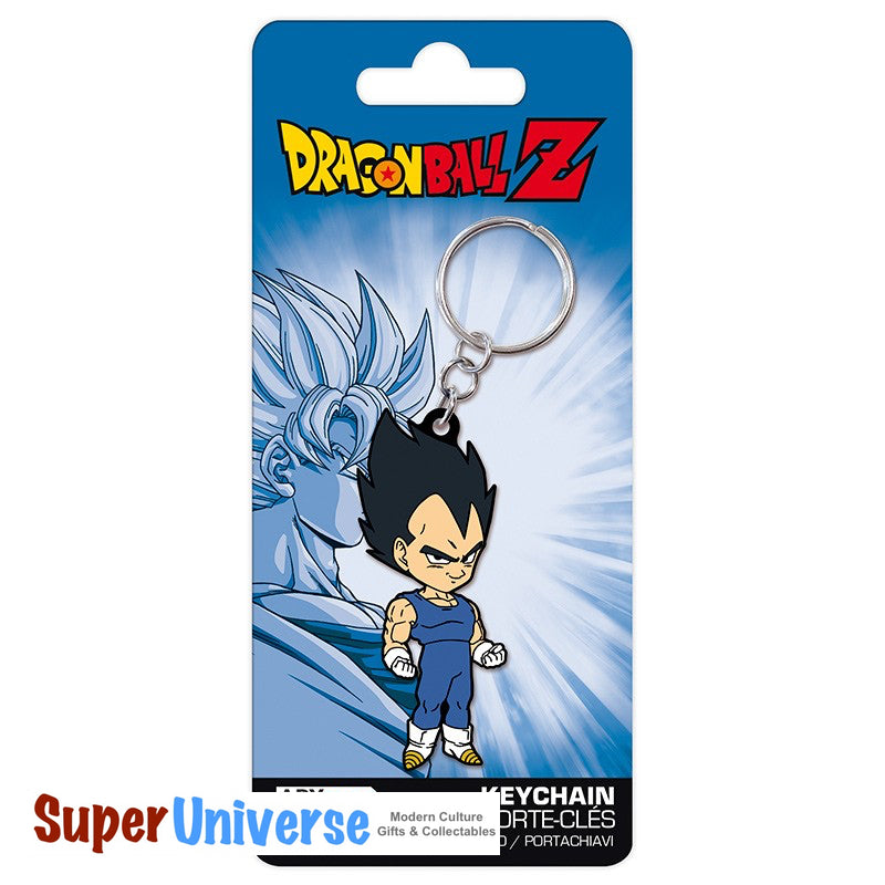 Porte-clés en PVC Dragon Ball Z - Vegeta sous licence et tout neuf