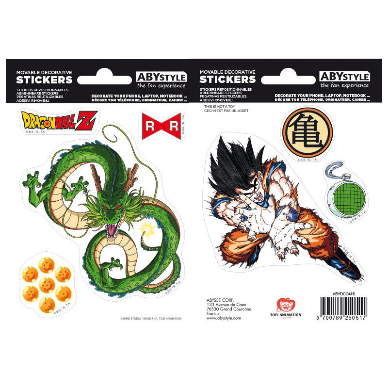 Dragon Ball Z Repositionable Goku Licensed Stickers