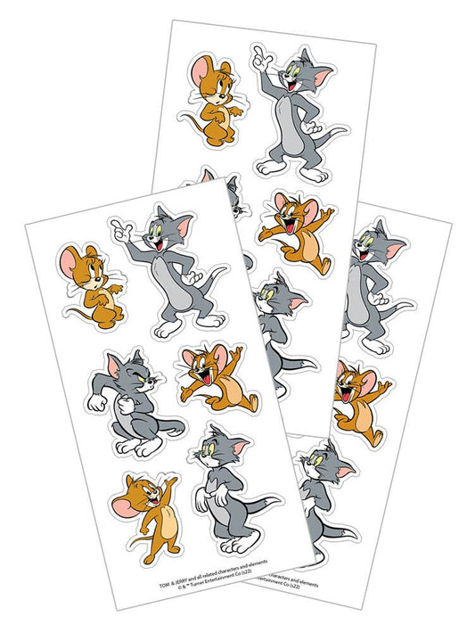 Tom & Jerry Decorative Stickers - Officially Licensed Cartoon Sticker Set