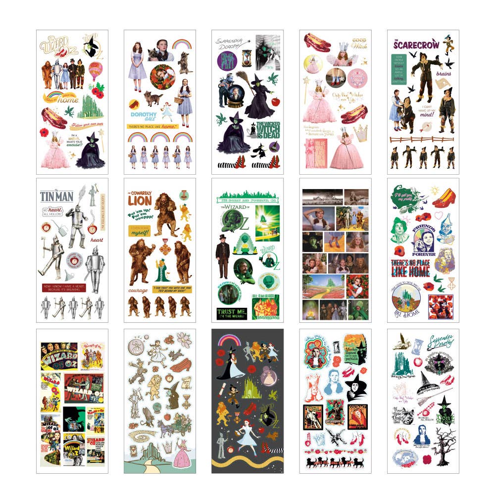 Wizard of Oz Licensed Sticker Book Over 500 Stickers