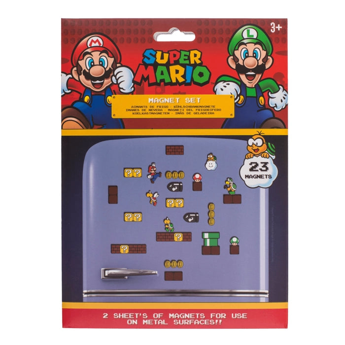 Nintendo Super Mario Set of 23 Fridge Magnets