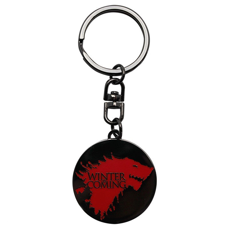 Game of Thrones "Winter is Coming" Licensed Key Ring