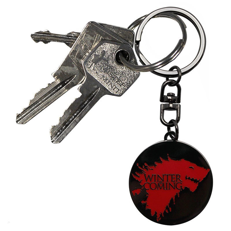 Game of Thrones "Winter is Coming" Licensed Key Ring