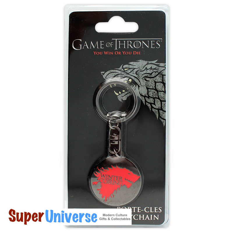 Game of Thrones "Winter is Coming" Licensed Key Ring