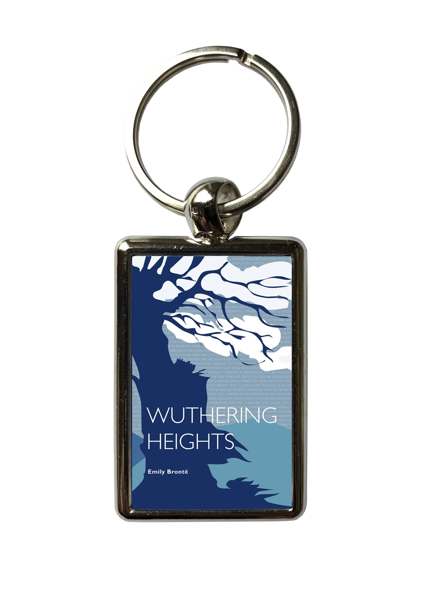 Emily Bronte's Wuthering Heights Heathcliff Metal Keyring