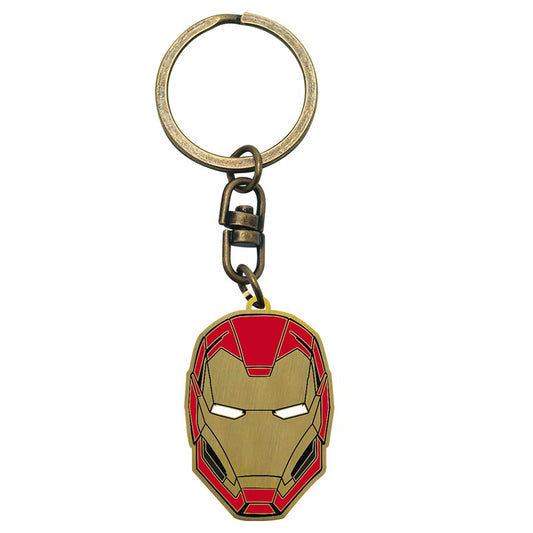 Marvel Comics - Porte-clés en métal Iron Man Mask - Sous licence complète