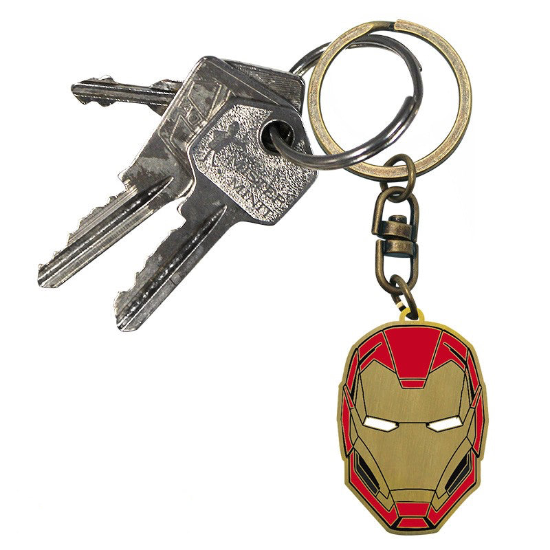 Marvel Comics - Iron Man Mask Metal Keyring - Fully Licensed