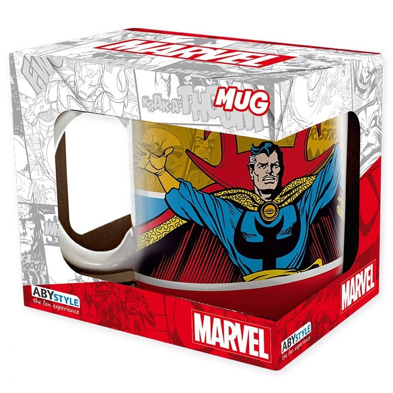 Marvel Comics Dr. Strange Tasse im Vintage-Boxdesign, 320 ml