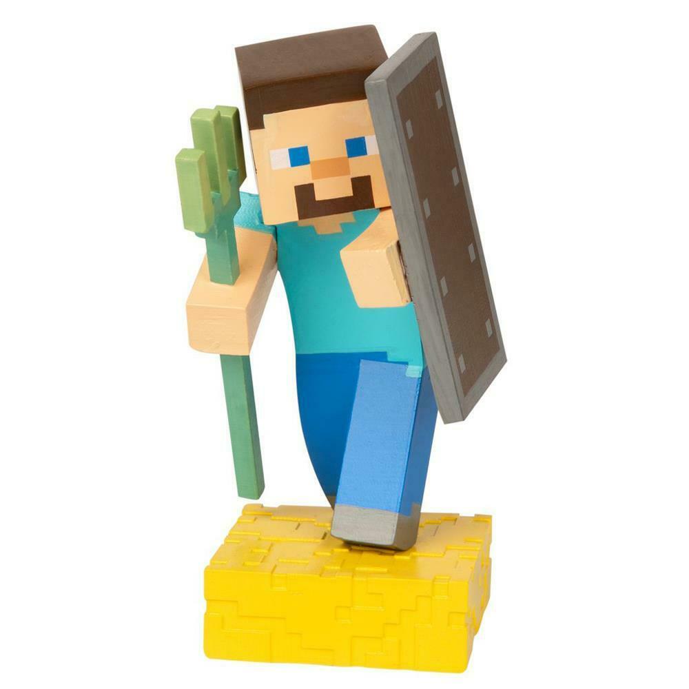 Figurines Minecraft Adventure Series 4 Steve avec Trident