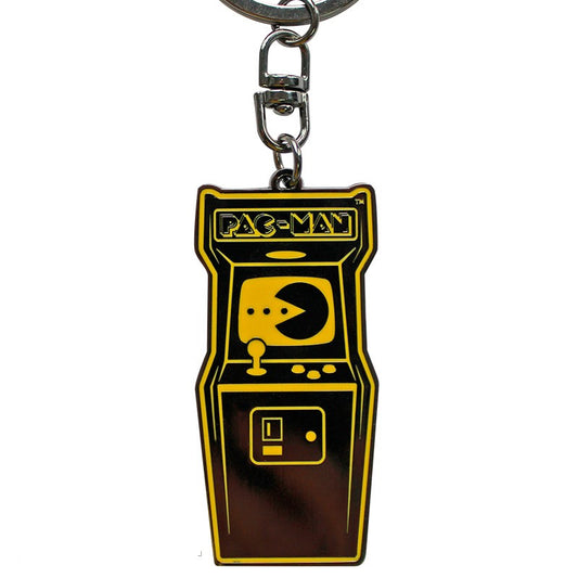 Pac-man Arcade Machine Licensed Metal Keyring