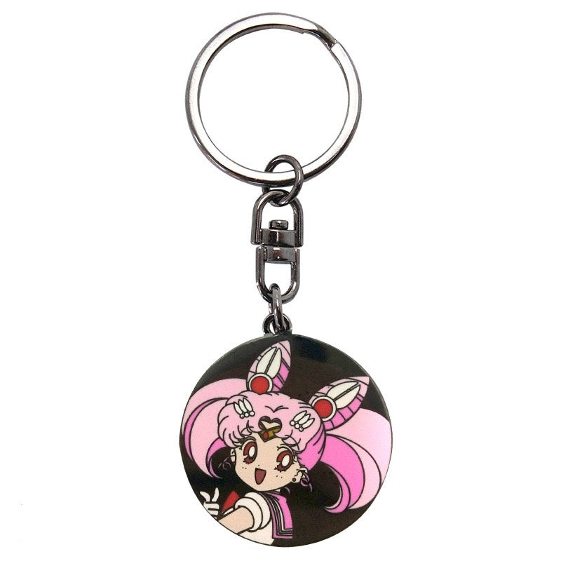 Porte-clés en métal Sailor Moon Chibi