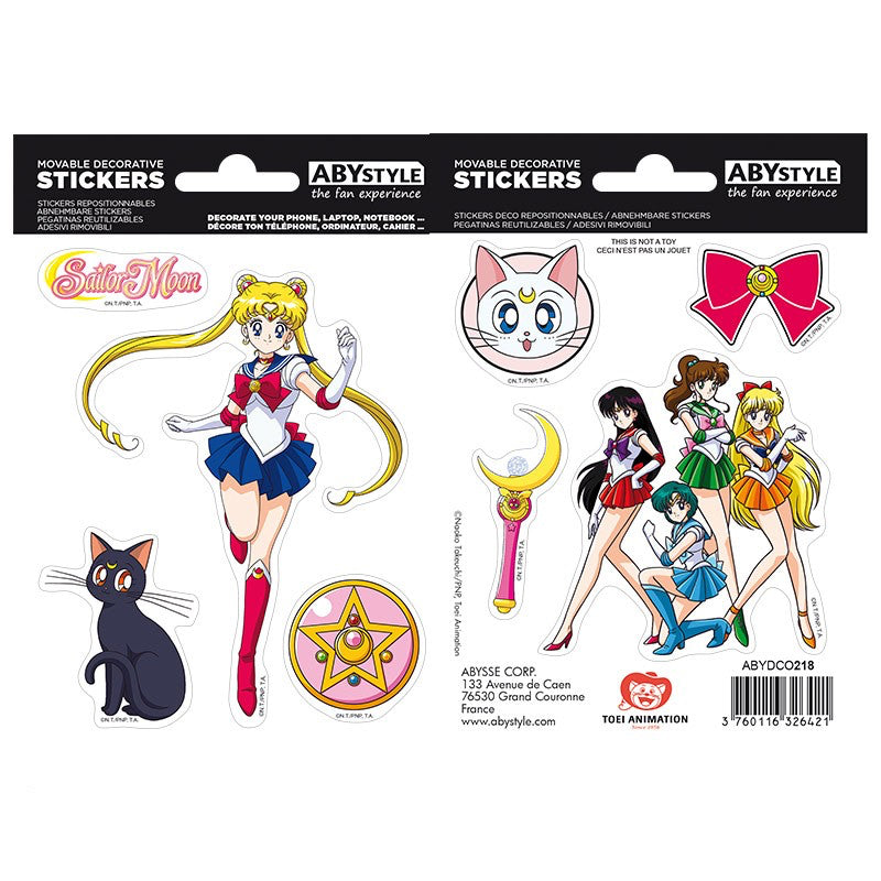 Sailor Moon Stickers - Repositionable Sailor Moon Stickers