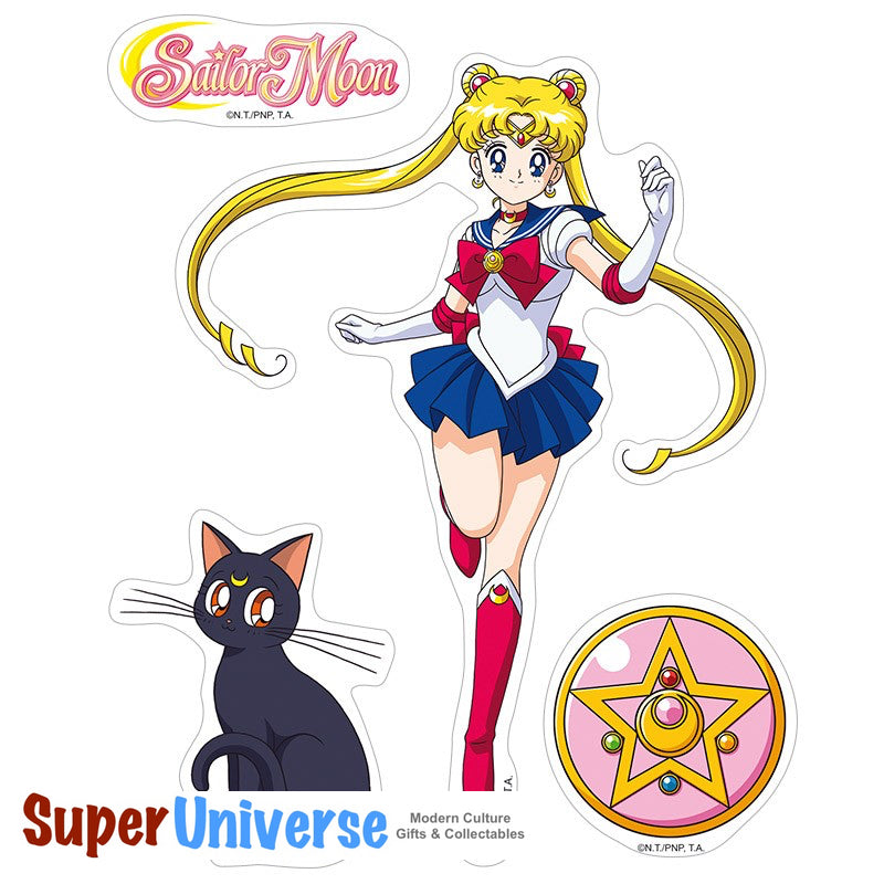 Sailor Moon Aufkleber - Repositionierbare Sailor Moon Aufkleber