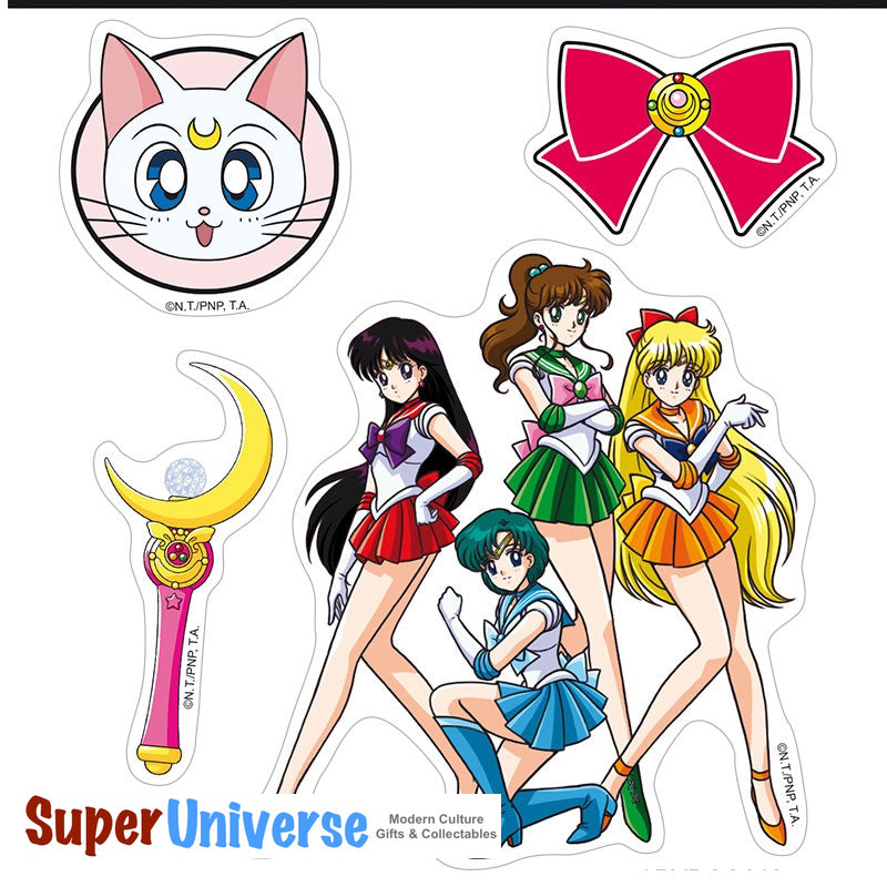 Sailor Moon Aufkleber - Repositionierbare Sailor Moon Aufkleber