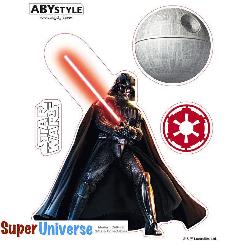 Neu positionierbare Star Wars Darth Vader und Stormtrooper-Aufkleber