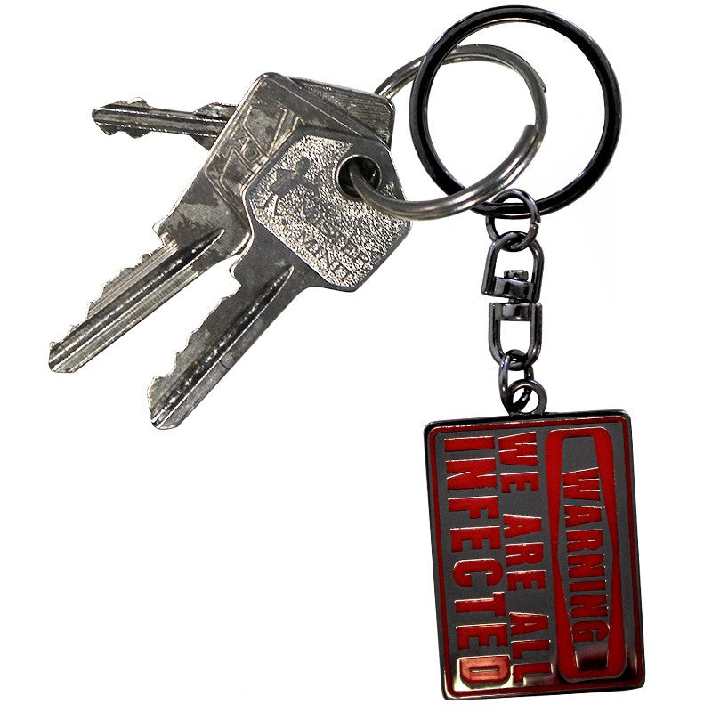 The Walking Dead Metal Keychain "We are all infected"