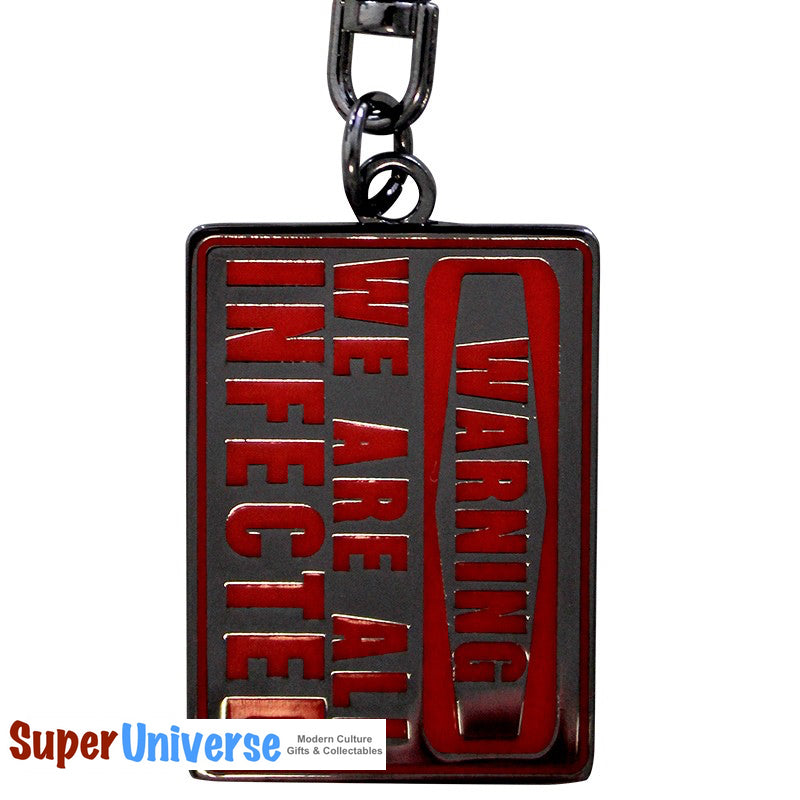 The Walking Dead Metal Keychain "We are all infected"