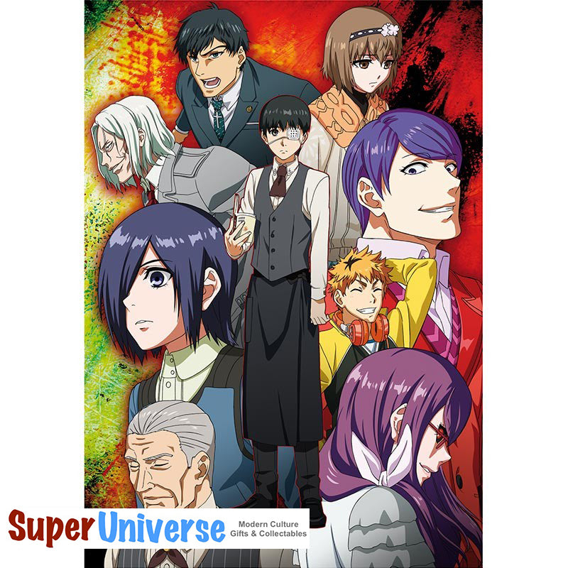 Lot de 5 cartes postales Tokyo Ghoul