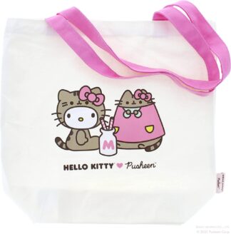 Hello Kitty and Pusheen Tote Bag - Adorable Collaboration for Cute Lovers